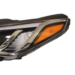 Headlight Assembly 2015 2016 2017 Hyundai Sonata Left Driver Side Chrome Housing