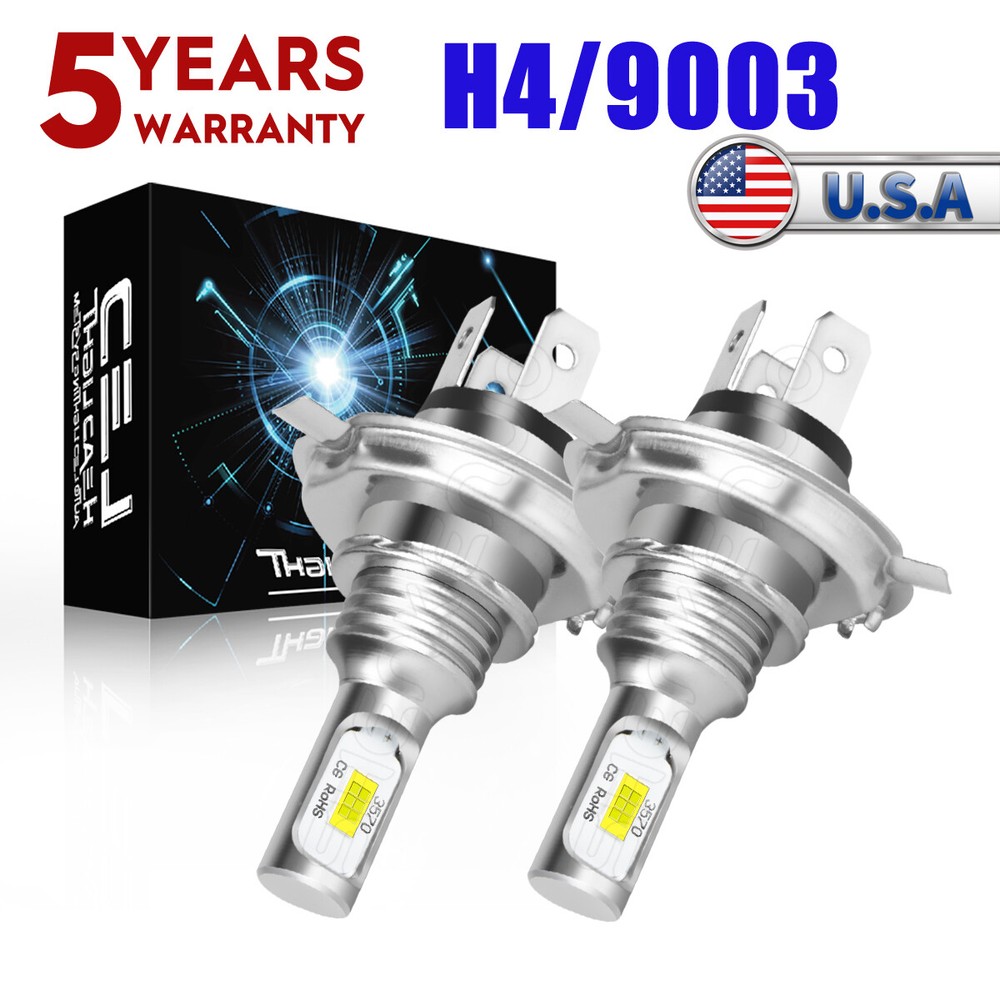 Pair Super Bright LED headlight bulbs for Yamaha Zuma 50 YW50 12v 45/45w bulbs