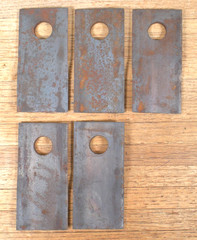 LOT of 24 NOS Genuine New Holland 766726 Blades Made in West Germany