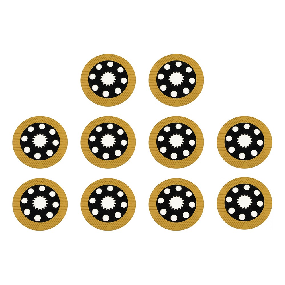 10 BRAKE FRICTION PLATES FOR PART 450/10224 458/20353