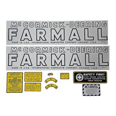 Mylar Decal Set Fits 1942-1944 International H McCormick Deering Tractor