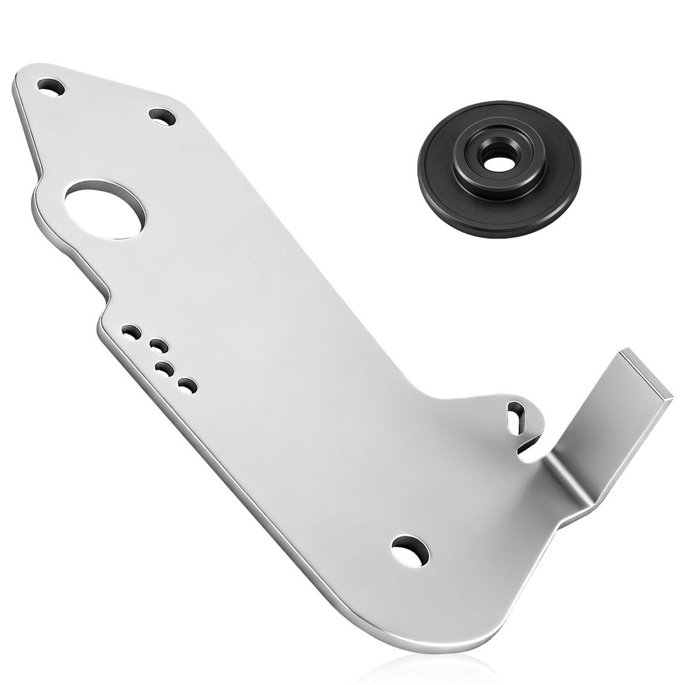 LIZEWEI 783-08654C Deck Idler Pulley Bracket & 738-05082 Shoulder silver