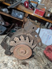 Allis Chalmers B C RC Tractor 12V Alternator And Brackets Complete