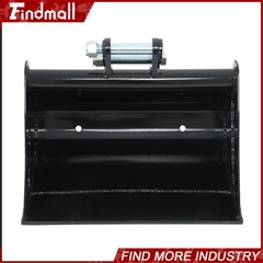 Findmall 500mm Plain Bucket Attachment for 0.8ton-1ton Mini Excavator Digger