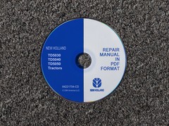 New Holland TD5030 TD5040 TD5050 Tractor Shop Service Repair Manual CD 84221704