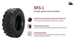 12×16.5 Skid Steer Loader Tire 12Ply for Bobcat 12-16.5 Heavy Duty 12 16.5