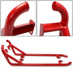 Ecotric Red Nerf Bars Rock Sliders Compatible 2014-2023 Polaris Rzr Xp 1000/