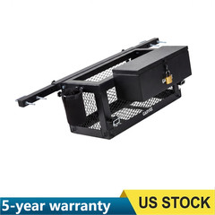 Tractor Tool Box 24”x10”x10” Rear Mount Basket Toolbox for Most Tractors