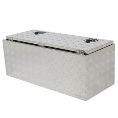 42″ Aluminum Under Body Toolbox 5 Bar Tread Silver