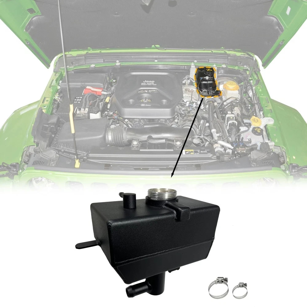 Aluminum JL Coolant Reservoir Tank Wrangler JL Coolant Reservoir Jeep JL Cool…