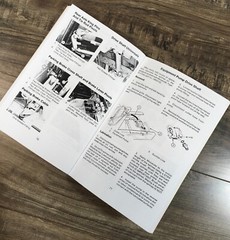 J I Case 584D 585D 586D Forklift Operators Owners Manual 9-7330 Lift