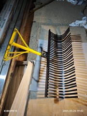 60″ 3 Point Landscape Rock Rake For Category 1 Tractor Rotate 360°