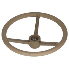 Steering Wheel – Leather Wrapped – Brown fits John Deere 6420 8245R AL173828
