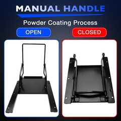 9X9″ Black Sliding Grain Gate For Feed Bin & Truck Unloading Manual Flow Control