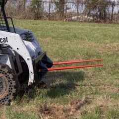 Titan Attachments Dual Prong 49″ Hay Bale Spear Attachment, SSQA