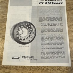 1967 Delavan Manufacturing Co. How To Install Delavan Flamecone Pamphlet