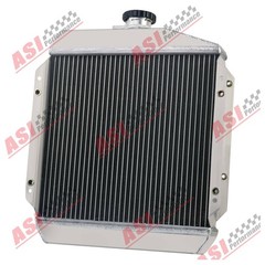 119621-44500 3 Row Full Aluminum Radiator for Yanmar 3TNE74 Diesel Silver ASI