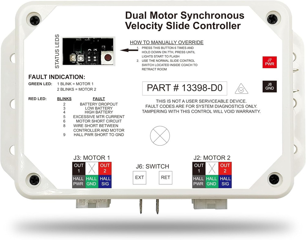 13398-D0 Dual Motor Synchronous Velocity Slide Controller Replacement Controller