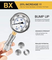 Pressure Gauge and Hydraulic Shims Kit For Kubota B Series, BX 1880, 23S Series