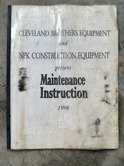 Cleveland Brothers And NPK Construction Equipment Hydraulic Hammer Manual