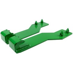 KOJEM For John Deere Tractor Loader Quick Tach Weld On Mounting Brackets