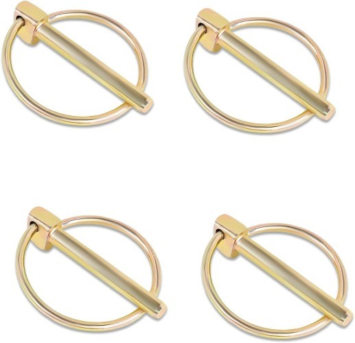 4-Piece Heavy Duty Lynch Pin Assortment Kit, 3/16 Inch Round Lock Size: 4.5*36