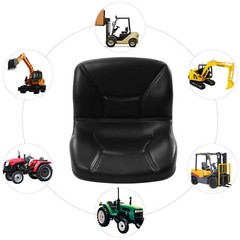 High Back Seat for John Deere 650 750 850 950 1050 Compact Tractor Black New
