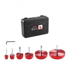 6Pcs PVC Pipe Reamer Kit, Plastic Pipe Fitting Socket Saver Kit, Includes 3/4″,