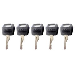 5Pcs Keys For Case IH Ignition Keys Tractor Skid Steer Digger Excavator Dozer