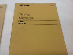 (4) CAT Caterpillar 631E Scraper 6PC669-Up Parts Manual June 1992