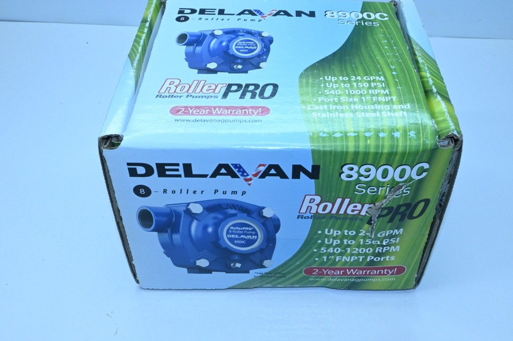 Delavan 8900C RollerPro Spray Pump 8 Roller Cast Iron Housing NIB