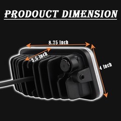 4x 40W LED Work Lights Headlights For Kubota Skid Steer SVL75 SVL95 V0511-53510