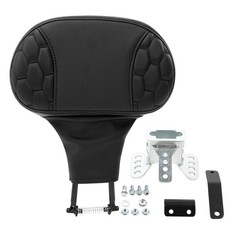 Honeycomb Rider Backrest Pad Harley Road King CVO Street Glide 2014-2023 Black
