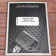 John Deere 350DLC Excavator Owners Operators Manual – OMT221098