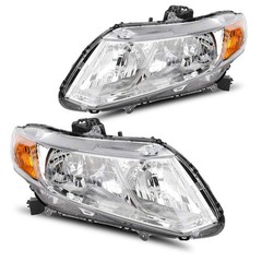Headlight Assembly For Honda Civic 2012-2015 Driver and Passenger Side