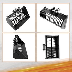 Heavy Equipment Skeleton Bucket 23.6″ Pin 25×160 for Mini Excavator 3 Ton Below