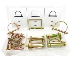 20pc Safety Pin Assortment 1/4″ 5/16″ 3/8″ Lawn Garden Industrial Assorted Set