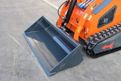 24HP Mini Track Skid Steer Loader, RATO 2-Cylinder Engine, 3-Pump Hydraulic Syst