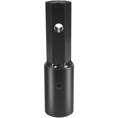 Auger Adapter Conversion 2 inch female Round to 2″ Male Hex Heavy Duty