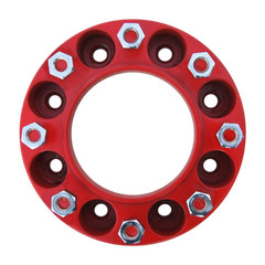 Single Prowler 2 Inch 8 Lug Skid Steer Wheel Spacer, 9/16th Studs 6″ Hub
