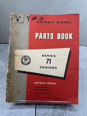 GM Series 71 Engines Detroit Diesel Parts Book Catalog General Motors OEM *Read*