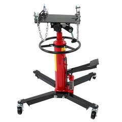 1322-1660lbs Capacity Hydraulic Transmission Jack 2 Stage Adjustable Telescoping