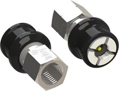 Air Chuck for Schrader Valve, Heavy Duty Brass Close Flow Straight Locking Air C