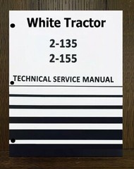 2-135 Tractor Technical Service Shop Repair Manual Fits2-135 White Diesel 2 -155