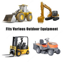 Universal Tractor/Forklift/Digger Seat With Headrest & Safety Belt & Armrest NEW