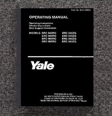 Tractor Operator Instruction Manual Fits Yale Forklift ERC040RG