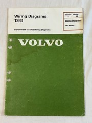 Volvo Service Repair Manuals Wiring Diagrams Lot of 4 1982 1983 1975