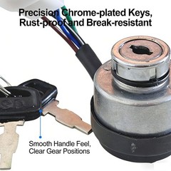 Key Ignition Switch for AGT H15R Mini Excavator Ignition Switch Replacement