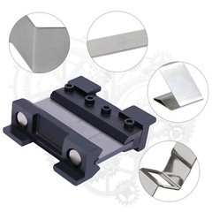 Aluminum Copper Plate Bender Bench Vise Attachment Removable Cutters Cast Steel