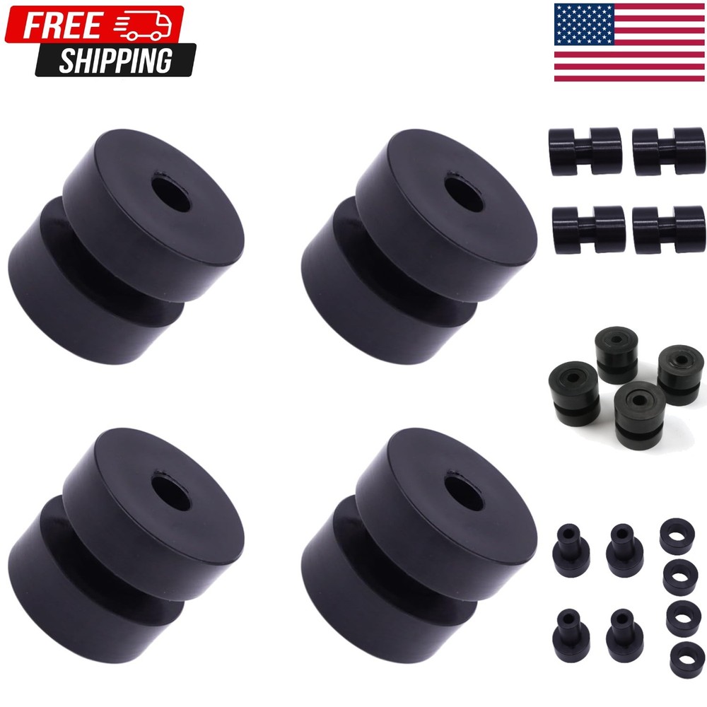 Fits Peterbilt Exhaust Bracket Bushings Polyurethane Bushing – 4 Piece Set